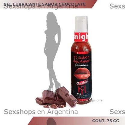 Gel sabor del amor chocolate 75cc